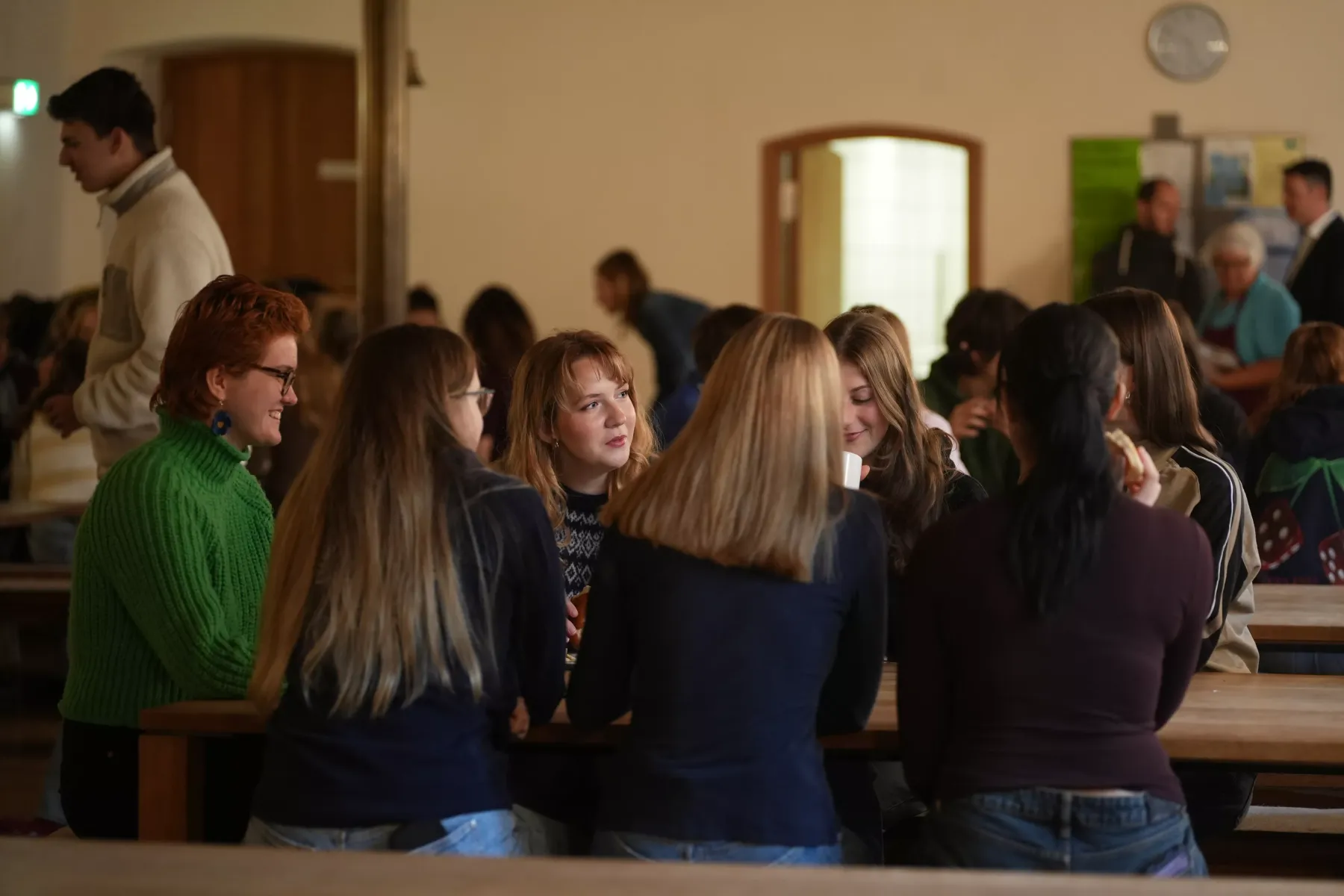 Historischer Speisesaal des Evangelischen Seminars Blaubeuren.
